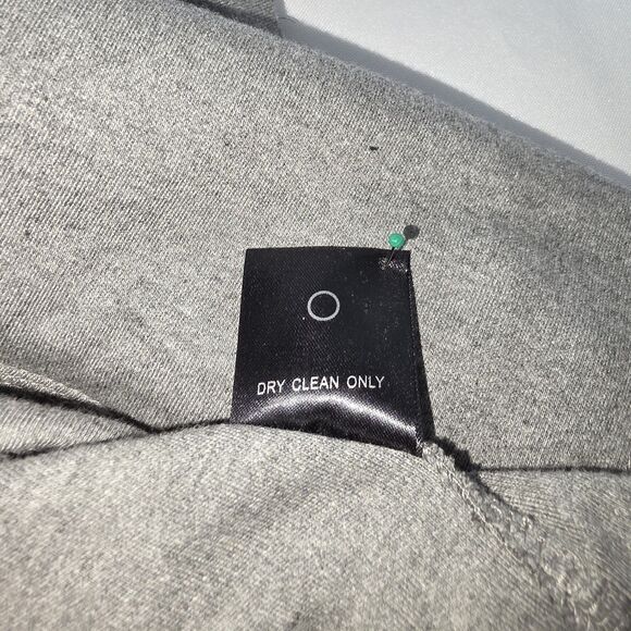 Shred N Thread Womans Blazer Jacket Gray  Patches On Elbows XL NO TOP BUTTON - Picture 7 of 8